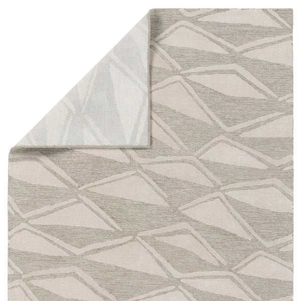 Jaipur Living Etho By Nikki Chu Movran Enk18 Tufted Handmade 60% Wool 40% Viscose Contemporary Tribal Indoor Rug Gray 60% Wool 40% Viscose, 100% Polyester Rug161828