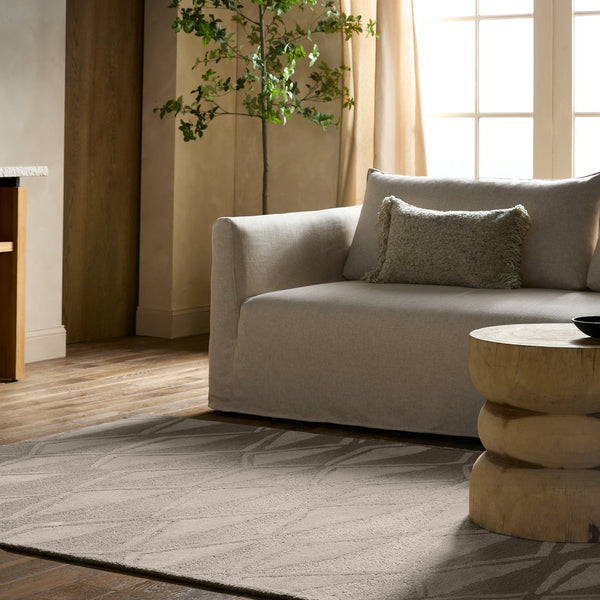 Jaipur Living Etho By Nikki Chu Movran Enk18 Tufted Handmade 60% Wool 40% Viscose Contemporary Tribal Indoor Rug Gray 60% Wool 40% Viscose, 100% Polyester Rug161828