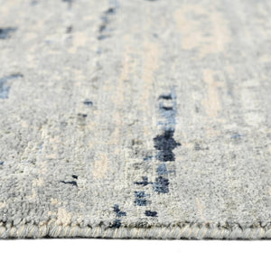 Amer Rugs Ensemble Modern Hand-knotted Area Rug In Luxurious Raw New Zealand Wool And Silk For Any Space Spindle Wool, Raw Handspun Silk Ens30912