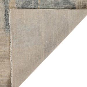 Amer Rugs Ensemble Modern Hand-knotted Area Rug In Luxurious Raw New Zealand Wool And Silk For Any Space Ivory Wool, Real Silk Ens380203