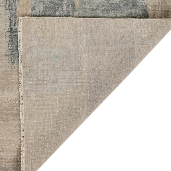 Amer Rugs Ensemble Modern Hand-knotted Area Rug In Luxurious Raw New Zealand Wool And Silk For Any Space Ivory Wool, Real Silk Ens380203