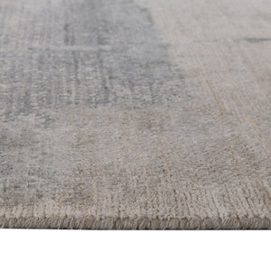 Amer Rugs Ensemble Modern Hand-knotted Area Rug In Luxurious Raw New Zealand Wool And Silk For Any Space Ivory Wool, Real Silk Ens380203