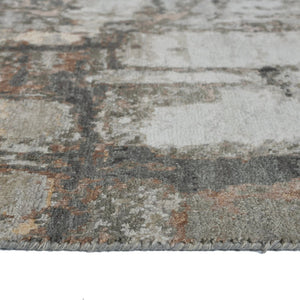 Amer Rugs Ensemble Modern Hand-knotted Area Rug In Luxurious Raw New Zealand Wool And Silk For Any Space Platinum Wool, Raw Handspun Silk Ens60912