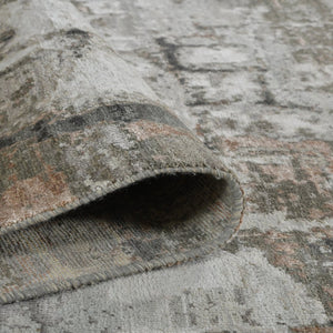 Amer Rugs Ensemble Modern Hand-knotted Area Rug In Luxurious Raw New Zealand Wool And Silk For Any Space Platinum Wool, Raw Handspun Silk Ens60912