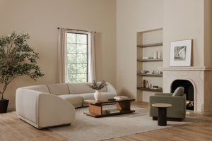 Moe's Home Miri Coffee Table - Mid-century Modern Design With Open Shelf Storage For Versatile Living Spaces Brown Walnut Veneer,Mdf Er-2096-03