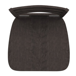 English Elm Liesel Commercial Grade Wooden Ladderback Swivel Barstool for Kitchen and Café Seating Comfort Gray Wash Walnut ES-UN-31WS-24-GY-GG