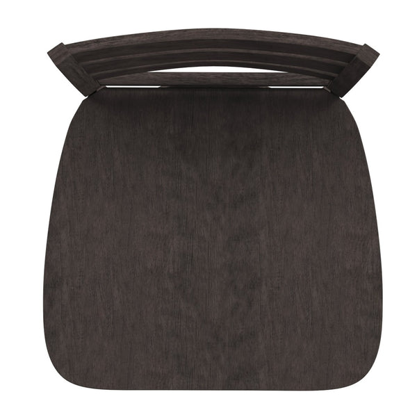 English Elm Liesel Commercial Grade Wooden Ladderback Swivel Barstool for Kitchen and Café Seating Comfort Gray Wash Walnut ES-UN-31WS-24-GY-GG