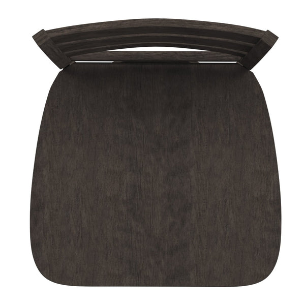 English Elm Liesel Classic Wooden Ladderback Swivel Barstool – Commercial Grade, Timeless Farmhouse Style, Durable Design Gray Wash Walnut ES-UN-31WS-29-GY-GG