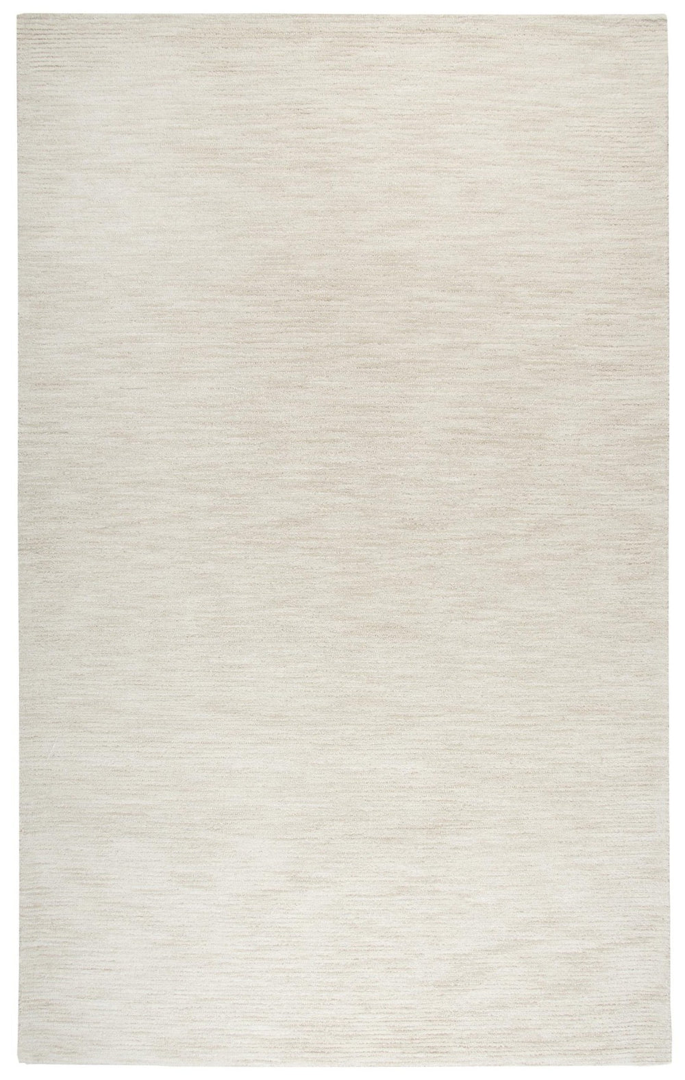 Alora Decor Emerson Hand-Tufted 100% Wool Ivory Beige Rug — Soft, Durable, Two-Tone Row Pattern For Calm Spaces 9' x 12' EMRES101600040912
