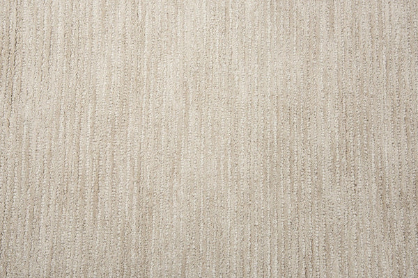 Alora Decor Emerson Hand-Tufted 100% Wool Ivory Beige Rug — Soft, Durable, Two-Tone Row Pattern For Calm Spaces 9' x 12' EMRES101600040912