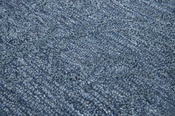 Alora Decor Emerson Hand-Tufted 100% Wool Blue Damask Rug With Multi-Level Pile For Elegant Casual Comfort 10' x 13' EMRES101900090113