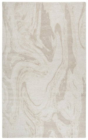 Alora Decor Emerson Hand-Tufted 100% Wool Rug In Ivory Beige Marble Pattern — Textured, Durable, Cozy Underfoot 9' x 12' EMRES102200040912