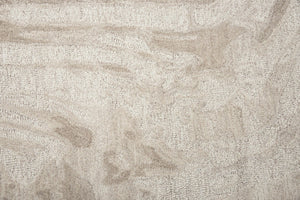 Alora Decor Emerson Hand-Tufted 100% Wool Rug In Ivory Beige Marble Pattern — Textured, Durable, Cozy Underfoot 9' x 12' EMRES102200040912