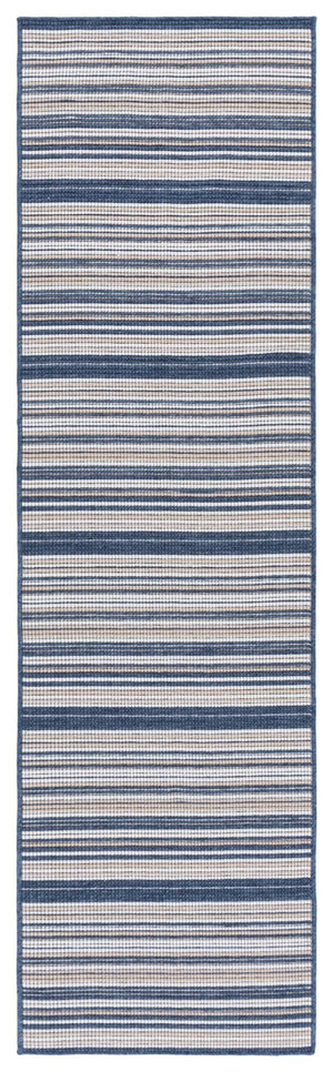 Safavieh Escape Elegant Medium Area Rug - Modern Power Loomed Design, Washable & Slip-resistant Comfort Beige ,Blue 70% Polypropylene,30% Cotton Esc600m-9