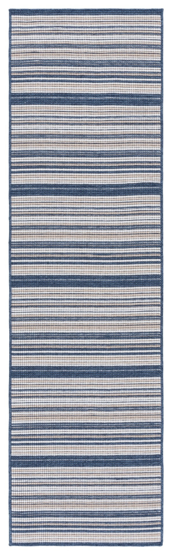 Safavieh Escape Elegant Medium Area Rug - Modern Power Loomed Design, Washable & Slip-resistant Comfort Beige ,Blue 70% Polypropylene,30% Cotton Esc600m-9