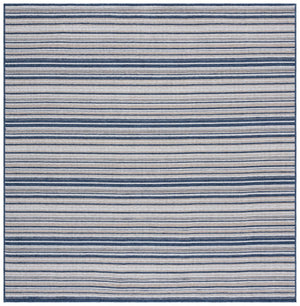 Safavieh Escape Elegant Turkish Runner Rug - Modern Old World Charm, Washable, Slip-resistant & Cozy Design Beige ,Blue 70% Polypropylene,30% Cotton Esc600m-7sq