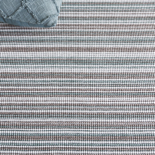 Safavieh Escape Elegant Medium Area Rug - Modern Power Loomed Design, Washable & Slip-resistant Comfort Green ,Brown 70% Polypropylene,30% Cotton Esc600y-9