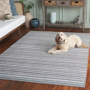 Safavieh Escape Elegant Medium Area Rug - Modern Power Loomed Design, Washable & Slip-resistant Comfort Green ,Brown 70% Polypropylene,30% Cotton Esc600y-9