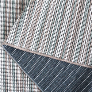 Safavieh Escape Elegant Medium Area Rug - Modern Power Loomed Design, Washable & Slip-resistant Comfort Green ,Brown 70% Polypropylene,30% Cotton Esc600y-9