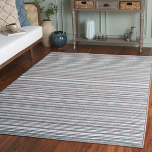 Safavieh Escape Elegant Medium Area Rug - Modern Power Loomed Design, Washable & Slip-resistant Comfort Green ,Brown 70% Polypropylene,30% Cotton Esc600y-9