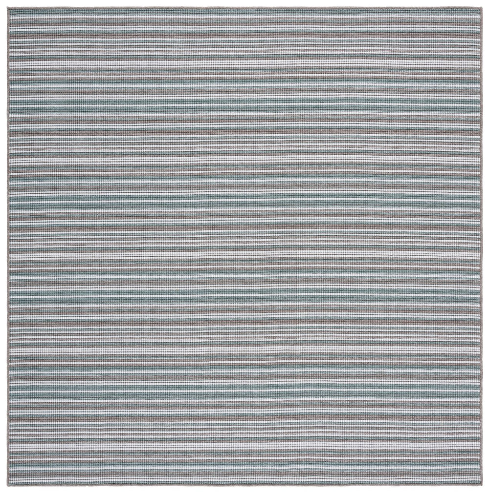 Safavieh Escape Elegant Turkish Runner Rug - Modern Old World Charm, Washable, Slip-resistant & Cozy Design Beige ,Blue 70% Polypropylene,30% Cotton Esc600m-7sq