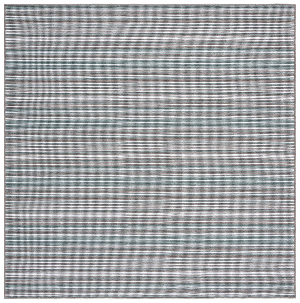 Safavieh Escape Elegant Turkish Runner Rug - Modern Old World Charm, Washable, Slip-resistant & Cozy Design Green ,Brown 70% Polypropylene,30% Cotton Esc600y-7sq