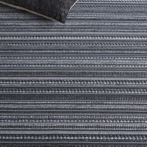 Safavieh Escape Chic Minimalist Area Rug - Stylish Grey And Ivory Design For Modern Home Decor Elegance Grey ,Ivory 65% Cotton,35% Polypropylene Esc700f-8