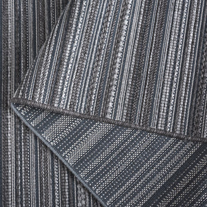 Safavieh Escape Chic Minimalist Area Rug - Stylish Grey And Ivory Design For Modern Home Decor Elegance Grey ,Ivory 65% Cotton,35% Polypropylene Esc700f-8
