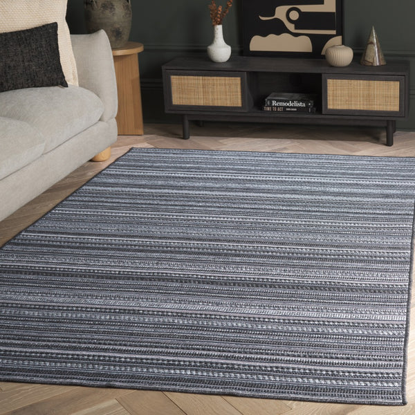 Safavieh Escape Chic Minimalist Area Rug - Stylish Grey And Ivory Design For Modern Home Decor Elegance Grey ,Ivory 65% Cotton,35% Polypropylene Esc700f-8
