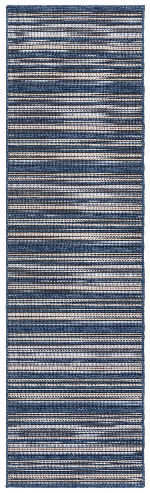 Safavieh Escape Modern Turkish Runner Area Rug - Stylish Grey & Ivory Design, Durable, Washable, Versatile Blue ,Beige 65% Cotton,35% Polypropylene Esc700m-28