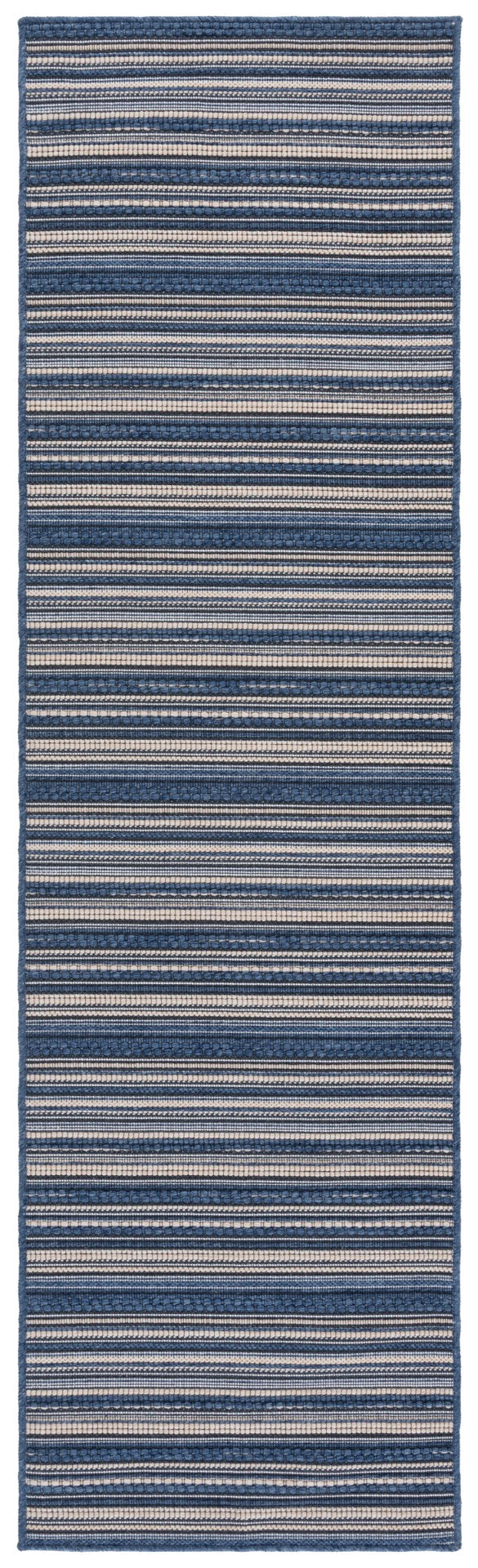 Safavieh Escape Chic Minimalist Area Rug - Stylish Grey And Ivory Design For Modern Home Decor Elegance Blue ,Beige 65% Cotton,35% Polypropylene Esc700m-5