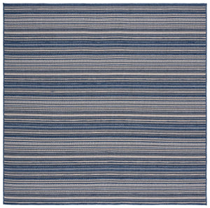 Safavieh Escape Modern Turkish Runner Area Rug - Stylish Grey & Ivory Design, Durable, Washable, Versatile Blue ,Beige 65% Cotton,35% Polypropylene Esc700m-7sq