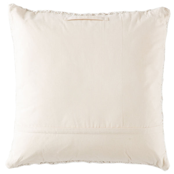 Jaipur Living Jaipur Living Azmund Handwoven Wool Viscose Floor Pillow Cover for Cozy Spaces Cream PLC102252