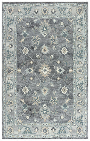 Rizzy Essence ESS106 Hand Tufted Traditional  Wool/Recycled Polyester Rug Gray 8'6" x 11'6"