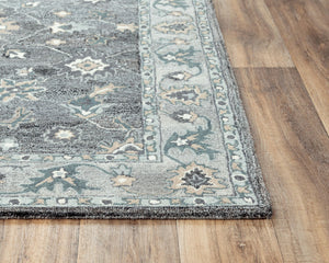 Rizzy Essence ESS106 Hand Tufted Traditional  Wool/Recycled Polyester Rug Gray 8'6" x 11'6"
