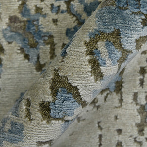 Essence Hand-knotted Wool Silk Abstract Rug Carved High-low Pile Modern Living