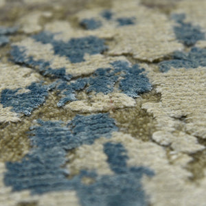 Essence Hand-knotted Wool Silk Abstract Rug Carved High-low Pile Modern Living