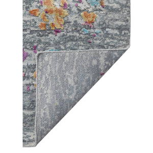 Essence Hand-knotted Wool Silk Abstract Rug with Carved High-low Pile for Modern Living Spaces