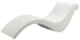 VIG Furniture Essen Modern White Leather Leisure Lounge Chaise VGWCESSEN