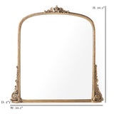 Jules Mirror Distressed Gold EST12009 Zentique