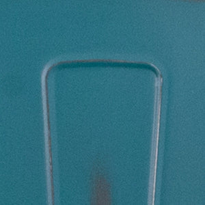 English Elm Carly Commercial Grade 24" High Distressed Metal Counter Stool for Indoor-Outdoor Use, Ergonomic Design Kelly Blue-Teal ET-3534-24-KB-GG