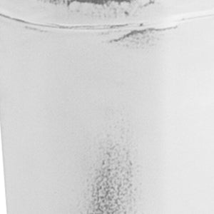 English Elm Carly Commercial Grade 24" High Distressed Metal Counter Stool for Indoor-Outdoor Use, Ergonomic Design White ET-3534-24-WH-GG