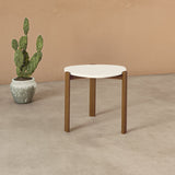 Manhattan Comfort Gales Mid-Century Modern End Table Greige ET-82742-OW