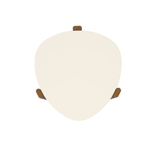 Manhattan Comfort Gales Mid-Century Modern End Table Greige ET-82742-OW