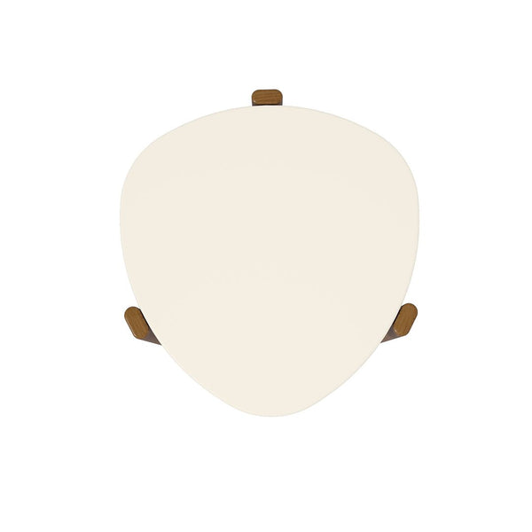 Manhattan Comfort Gales Mid-Century Modern End Table Greige ET-82742-OW