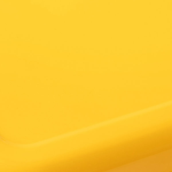 English Elm Kai Set of 4 Stackable Metal Stools for Dining, Kitchen, and Commercial Spaces - Durable & Stylish Yellow ET-BT3503-18-YL-GG