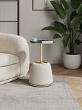 Anderson End Table 1.0 in Cream ET004-CR Manhattan Comfort