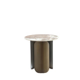 Monica End Table in Gold ET009 Manhattan Comfort