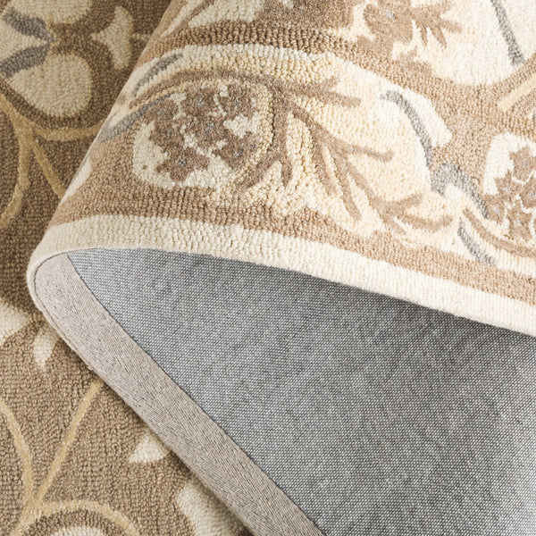 Safavieh Earthly Luxurious Hand-tufted Area Rug With Elegant Botanical Design For Sophisticated Living Spaces Ivory ,Grey 65% Wool,20% Cotton,15% Viscose Et205f-4