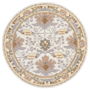 Safavieh Earthly Treasures Hand-tufted Area Rug - Elegant Transitional Design For Cozy Living Spaces Ivory ,Grey 65% Wool,20% Cotton,15% Viscose Et210f-6